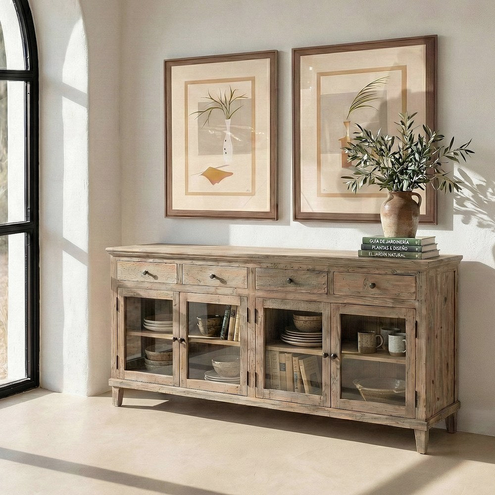 APARADOR MADERA DE PINO SAL�N 200 X 42 X 88 CM