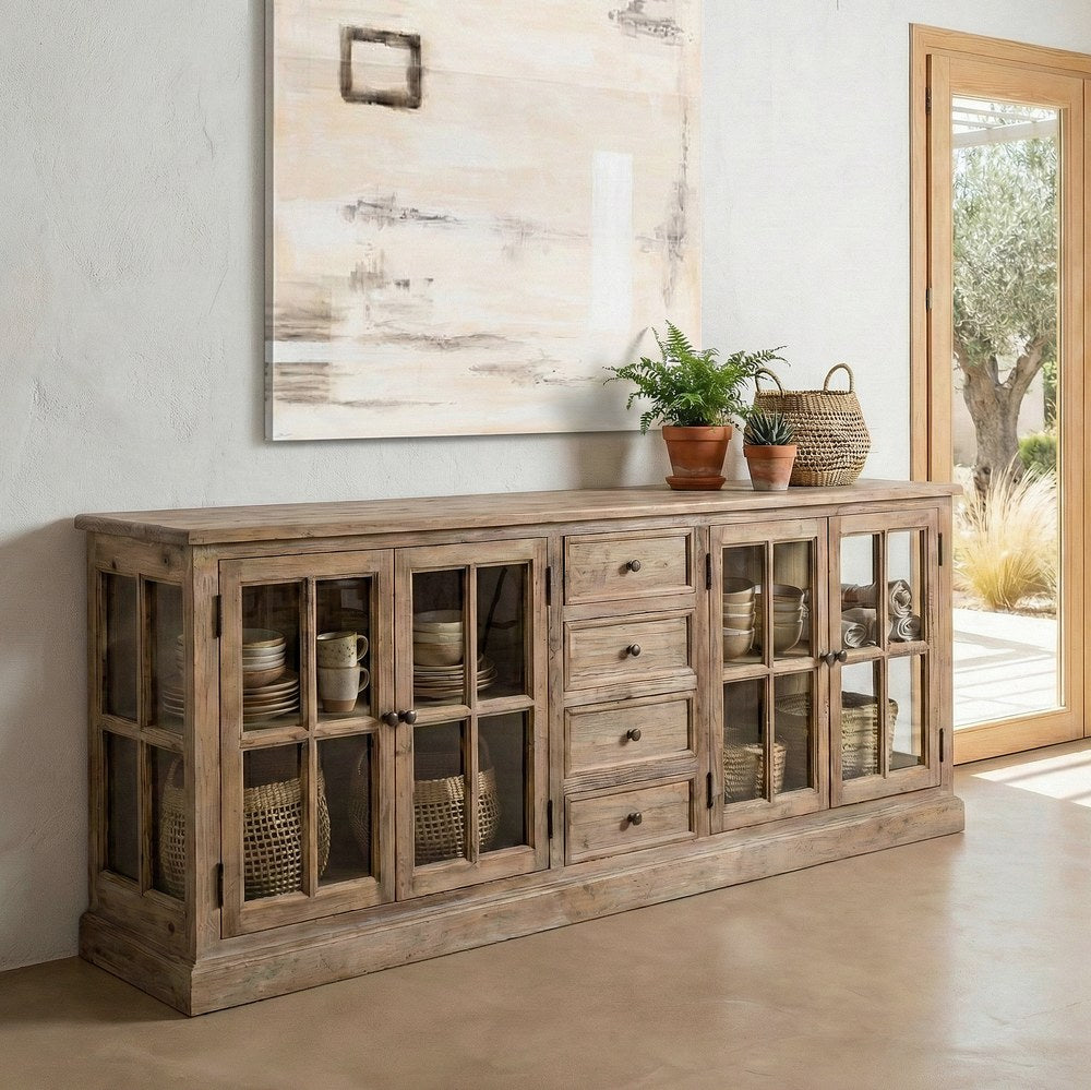 APARADOR MADERA DE PINO SAL�N 220 X 45 X 80 CM