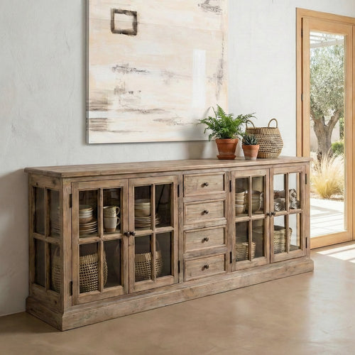 APARADOR MADERA DE PINO SAL�N 220 X 45 X 80 CM