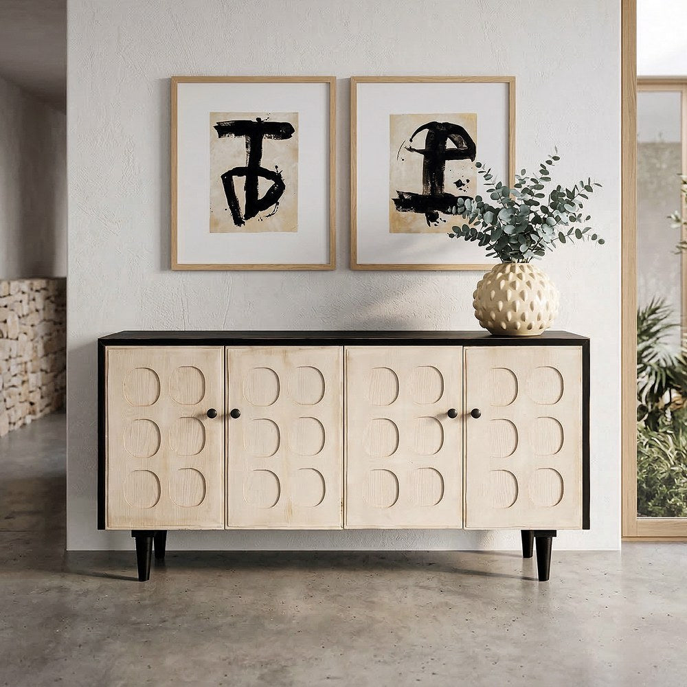 APARADOR MADERA RECICLADA SAL�N 160 X 45 X 80 CM