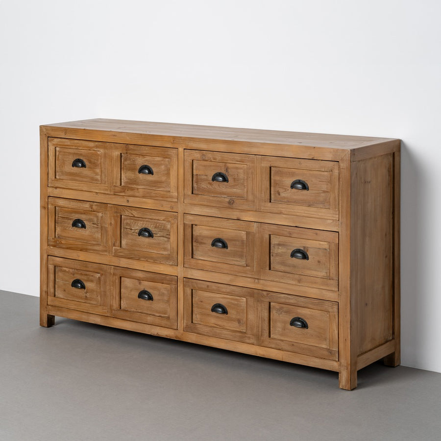 CÓMODA MADERA RECICLADA SALÓN 160 X 40 X 90 CM