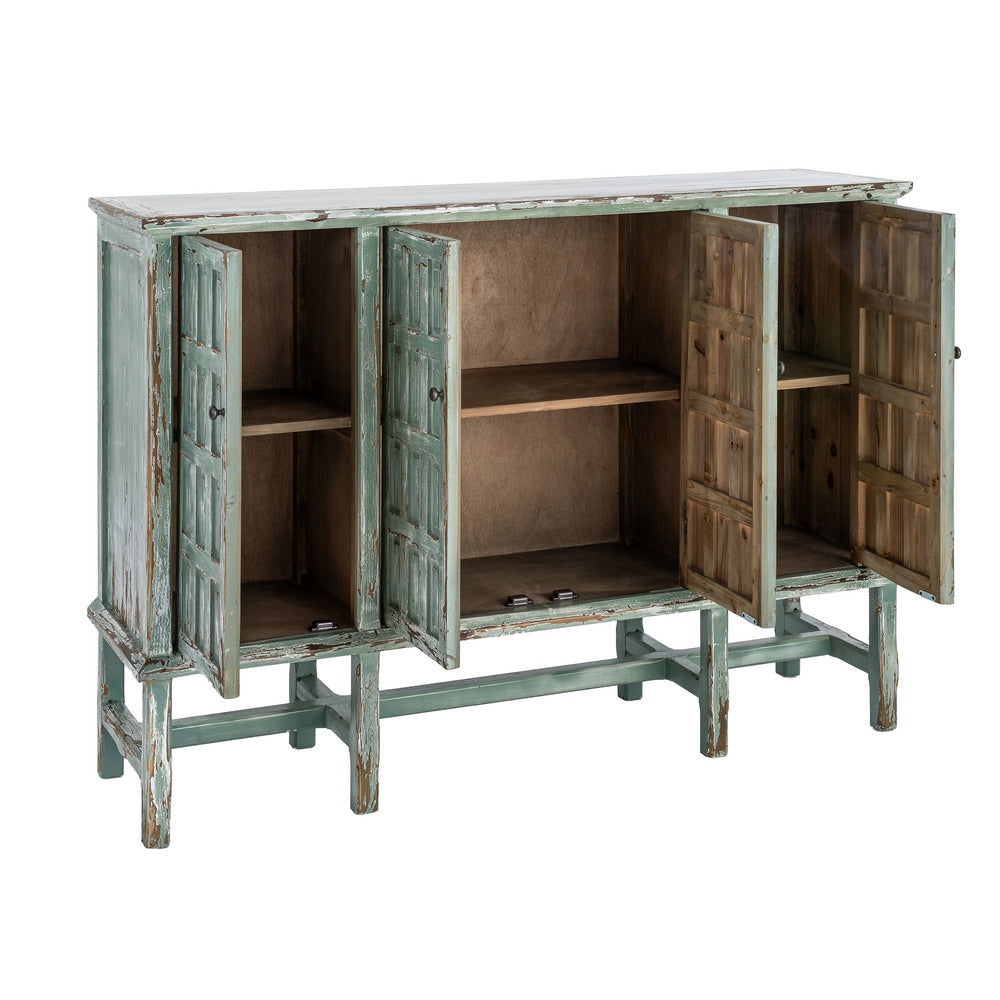 APARADOR MADERA RECICLADA SAL�N 160 X 46 X 112 CM