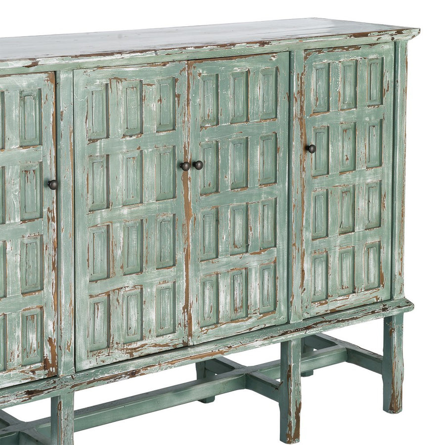 APARADOR MADERA RECICLADA SALÓN 160 X 46 X 112 CM
