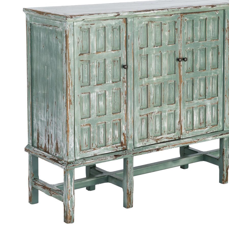 APARADOR MADERA RECICLADA SALÓN 160 X 46 X 112 CM