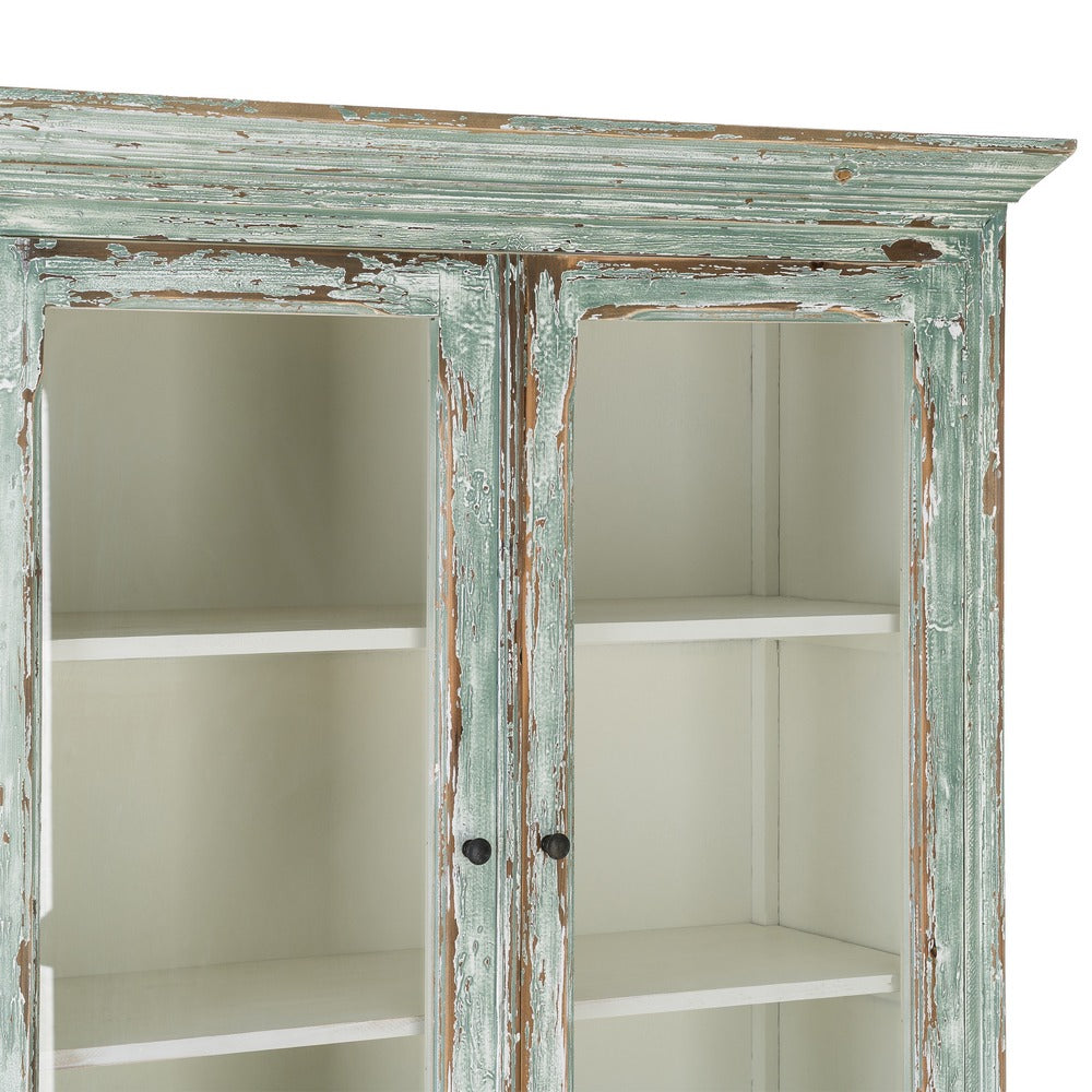 ALACENA MADERA RECICLADA SALÓN 120 X 47 X 218 CM