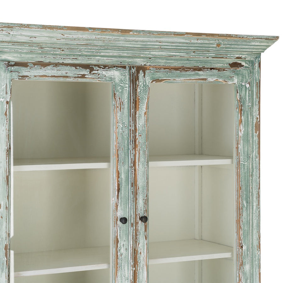 ALACENA MADERA RECICLADA SALÓN 120 X 47 X 218 CM