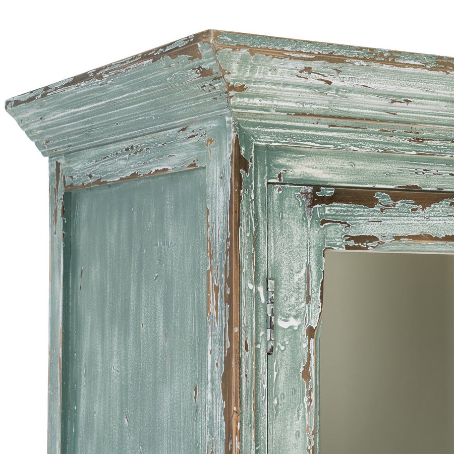 ALACENA MADERA RECICLADA SALÓN 120 X 47 X 218 CM