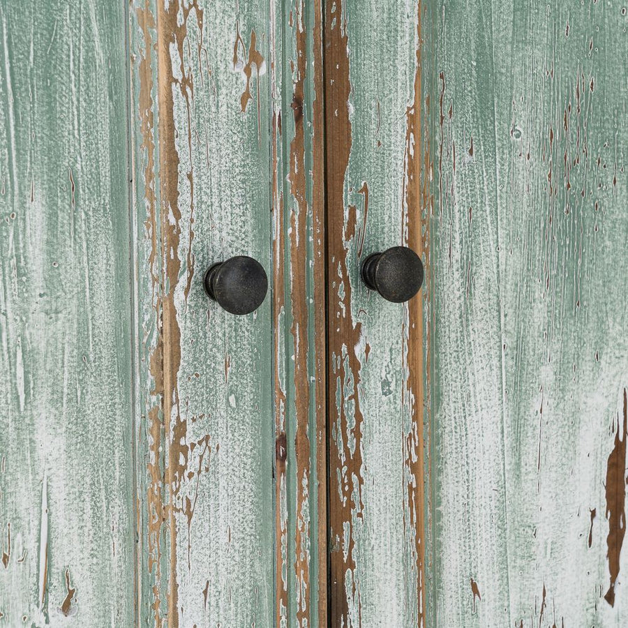 ALACENA MADERA RECICLADA SALÓN 120 X 47 X 218 CM