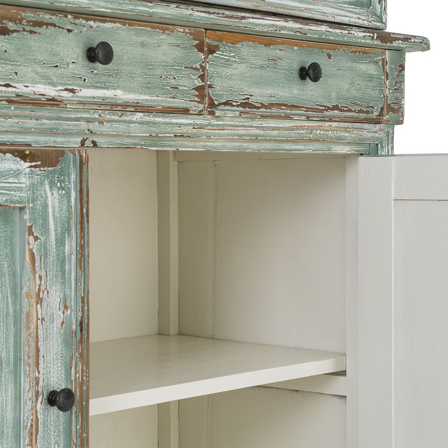 ALACENA MADERA RECICLADA SALÓN 120 X 47 X 218 CM