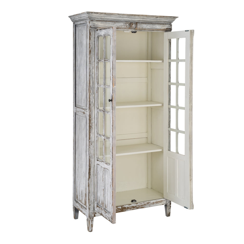 VITRINA MADERA RECICLADA SAL�N 100 X 45 X 201,50 CM
