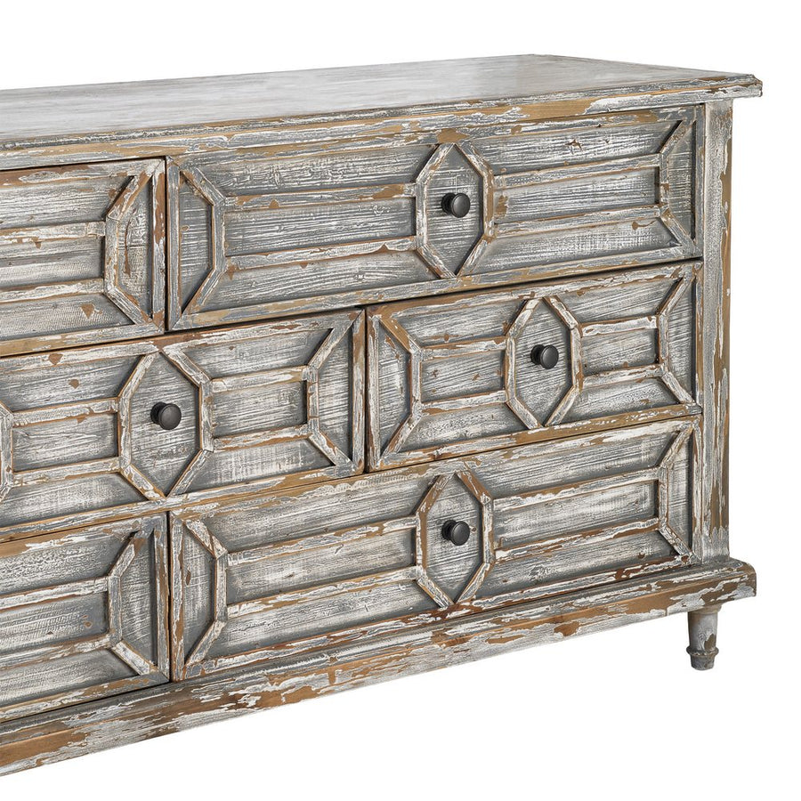 APARADOR MADERA RECICLADA SALÓN 180 X 45 X 80 CM
