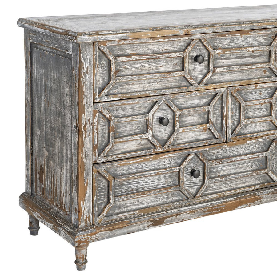 APARADOR MADERA RECICLADA SALÓN 180 X 45 X 80 CM