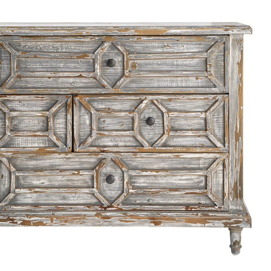 APARADOR MADERA RECICLADA SALÓN 180 X 45 X 80 CM