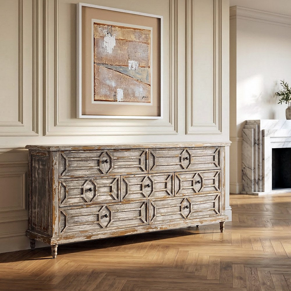 APARADOR MADERA RECICLADA SAL�N 180 X 45 X 80 CM