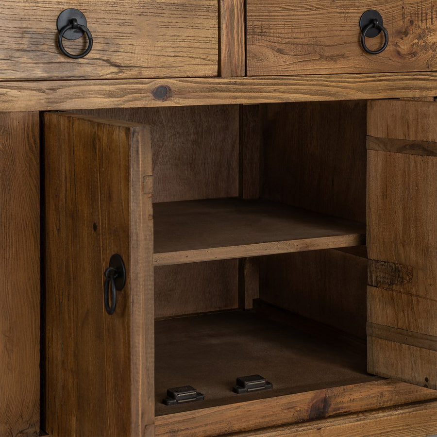 APARADOR MADERA RECICLADA SALÓN 190 X 50 X 80 CM