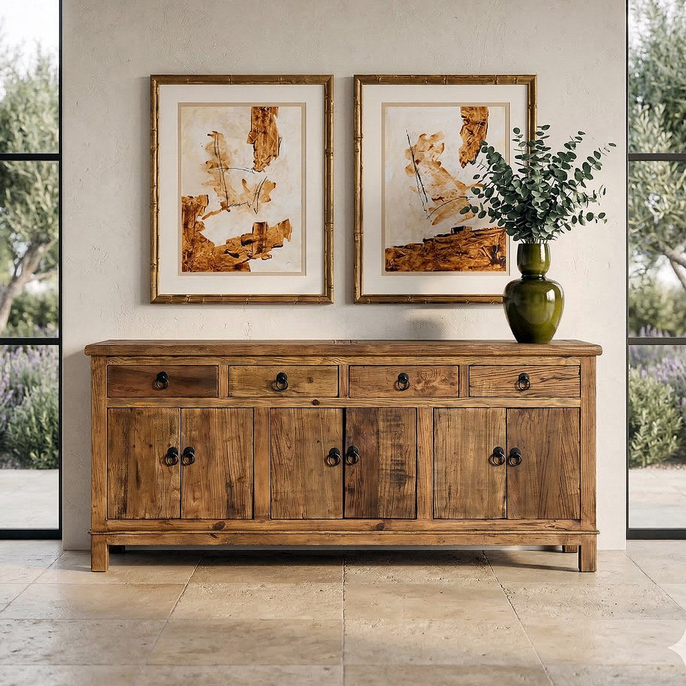 APARADOR MADERA RECICLADA SAL�N 190 X 50 X 80 CM