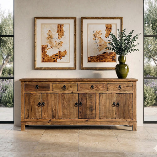 APARADOR MADERA RECICLADA SAL�N 190 X 50 X 80 CM