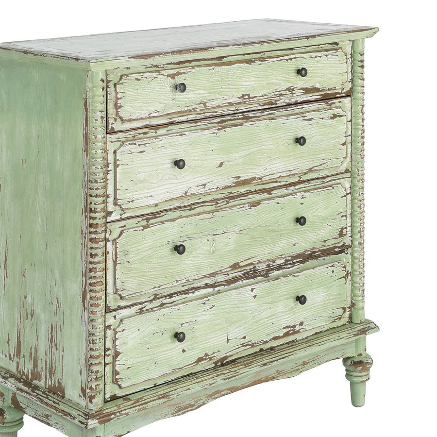 RECLAIMED WOOD CHEST OF DRAWERS BEDROOM 95 X 45 X 103 CM