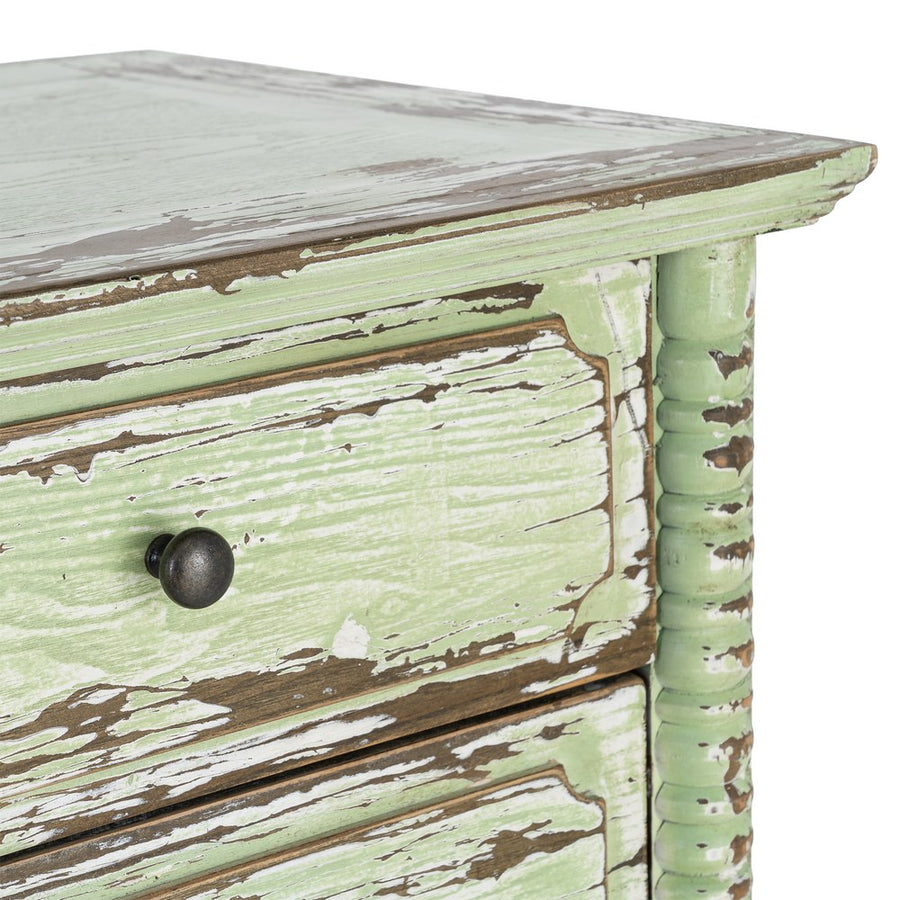 RECLAIMED WOOD CHEST OF DRAWERS BEDROOM 95 X 45 X 103 CM