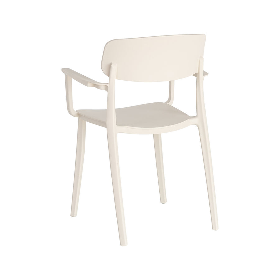 SILLA APILABLE CREMA PP CONTRACT 51,50 X 51 X 80 CM