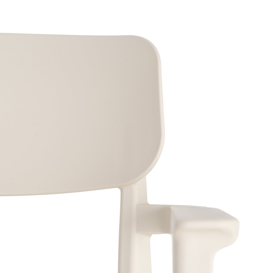 SILLA APILABLE CREMA PP CONTRACT 51,50 X 51 X 80 CM