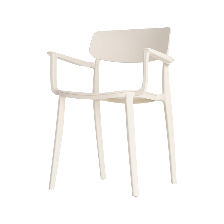 SILLA APILABLE CREMA PP CONTRACT 51,50 X 51 X 80 CM