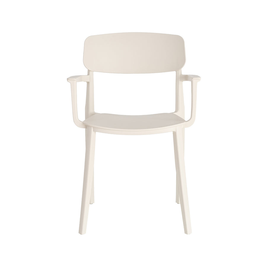 SILLA APILABLE CREMA PP CONTRACT 51,50 X 51 X 80 CM