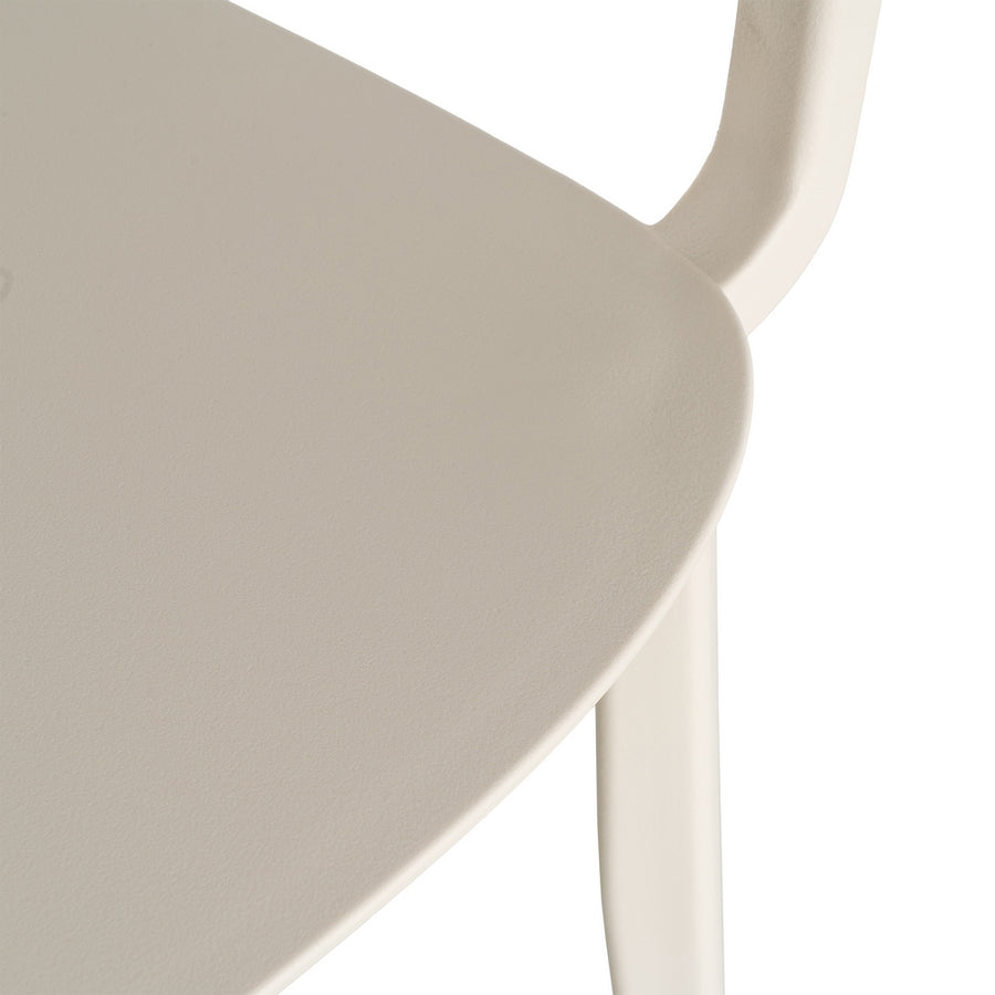 SILLA APILABLE CREMA PP CONTRACT 51,50 X 51 X 80 CM