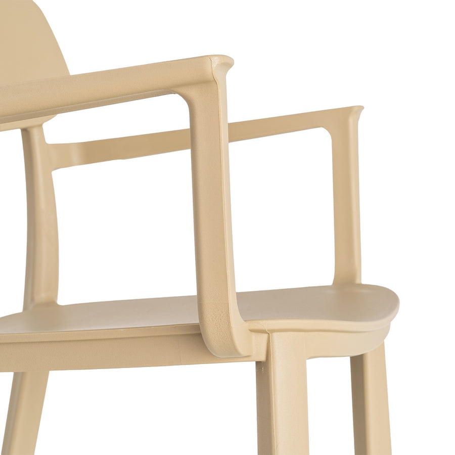 SILLA APILABLE CAQUI PP CONTRACT 51,50 X 51 X 80 CM