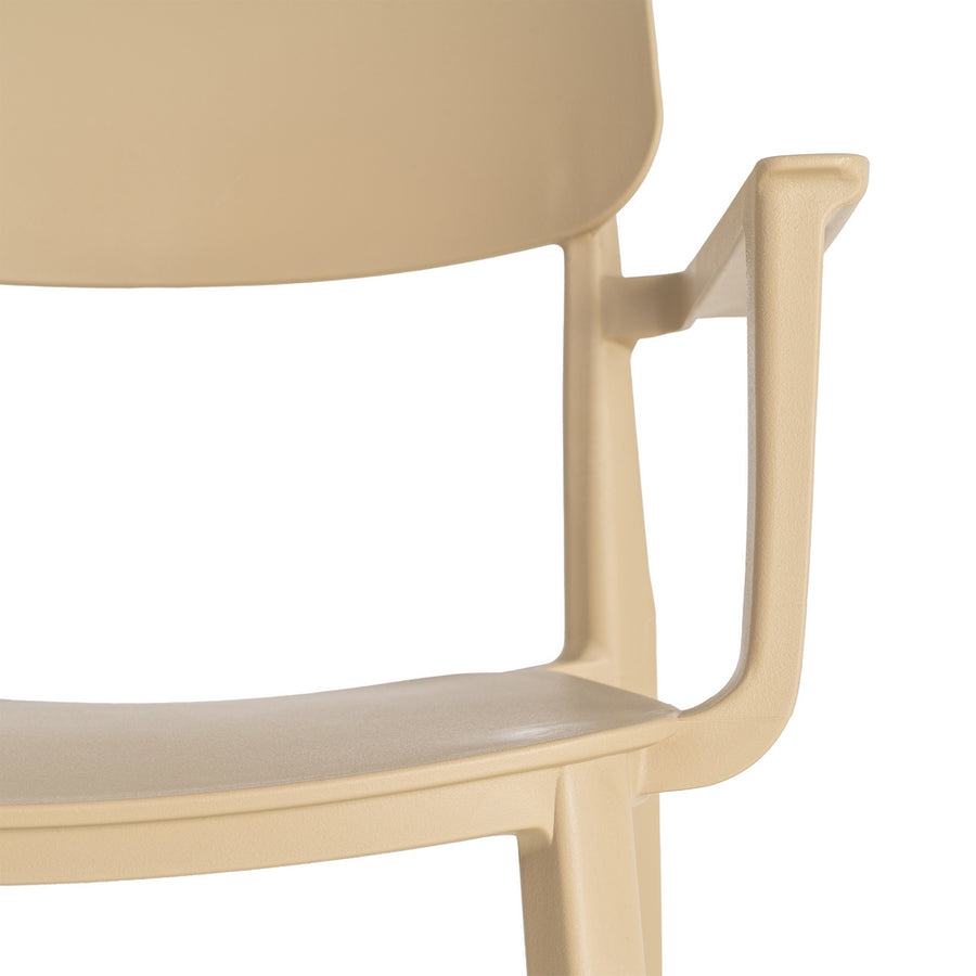 SILLA APILABLE CAQUI PP CONTRACT 51,50 X 51 X 80 CM
