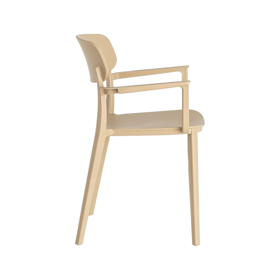 SILLA APILABLE CAQUI PP CONTRACT 51,50 X 51 X 80 CM