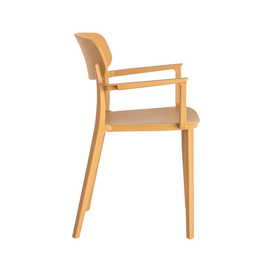 SILLA APILABLE OCRE PP CONTRACT 51,50 X 51 X 80 CM