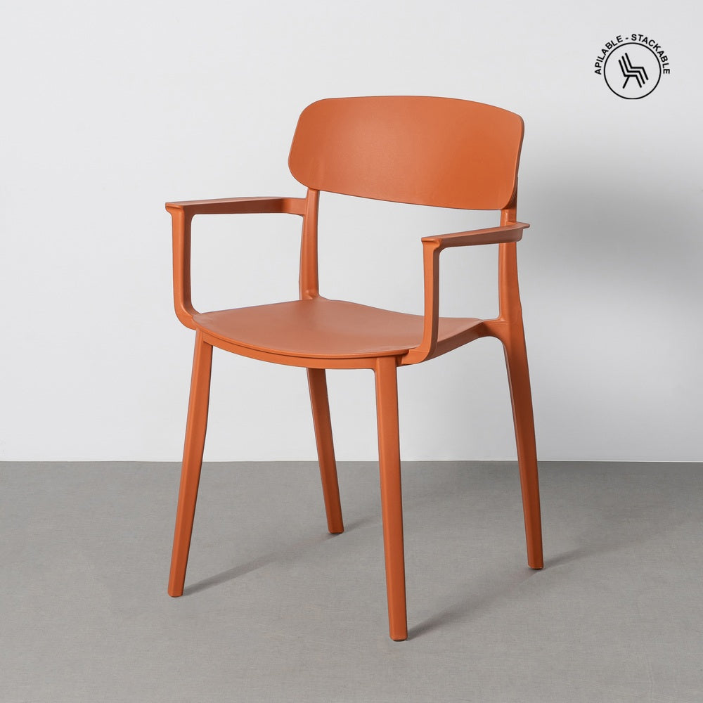 SILLA APILABLE TEJA PP CONTRACT 51,50 X 51 X 80 CM