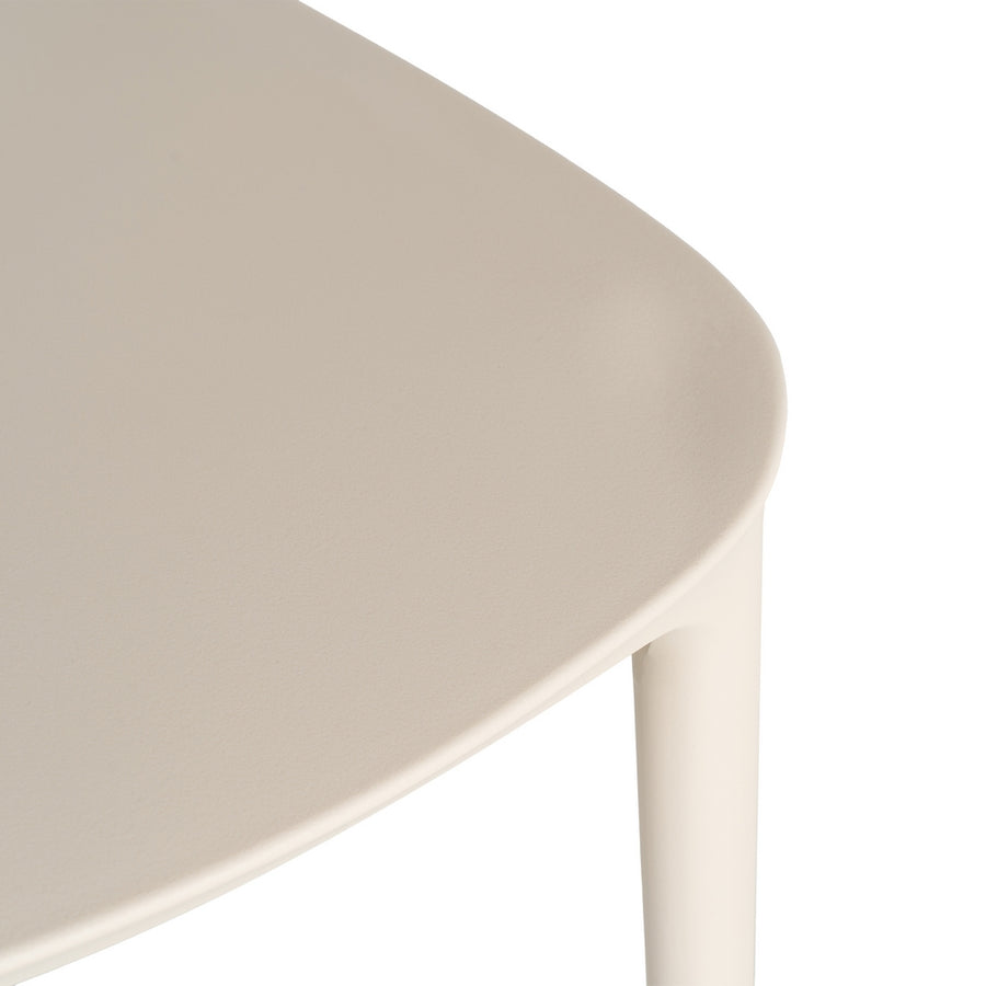 SILLA APILABLE CREMA PP CONTRACT 58 X 41 X 82 CM
