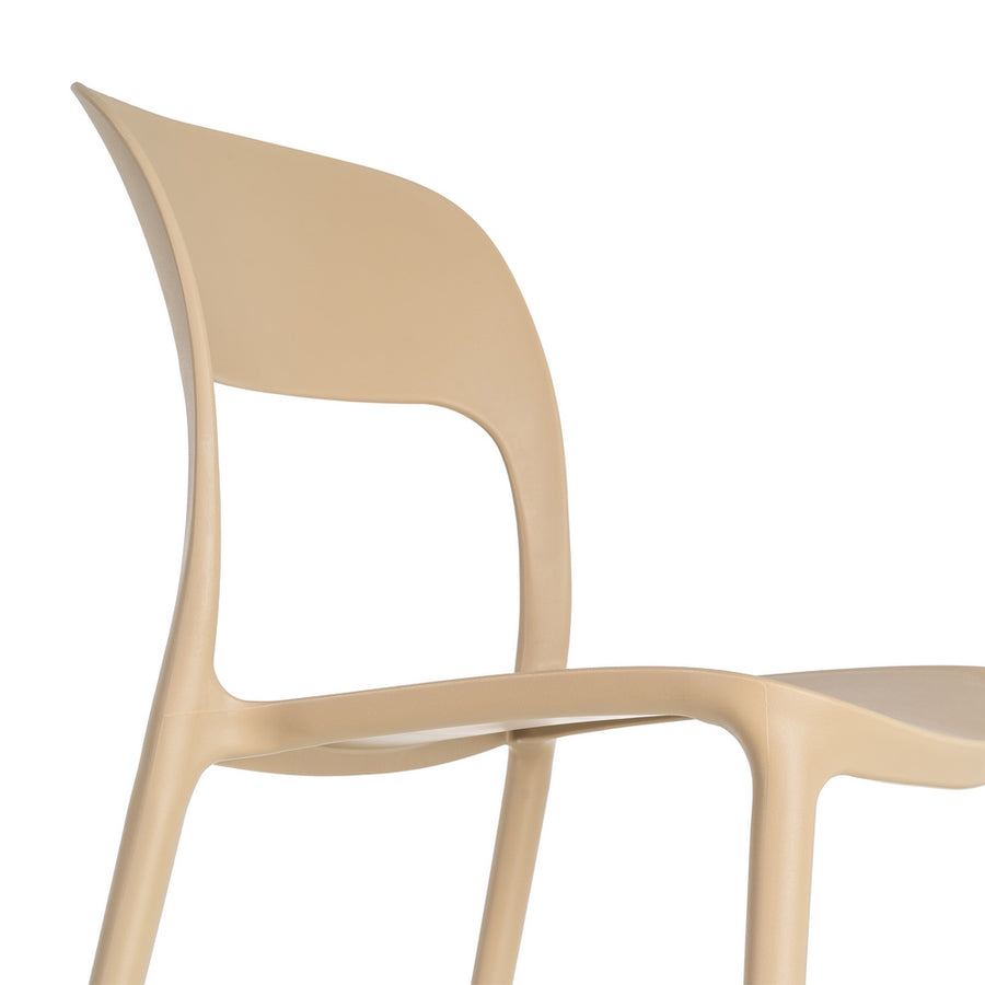 SILLA APILABLE CAQUI PP CONTRACT 58 X 41 X 82 CM