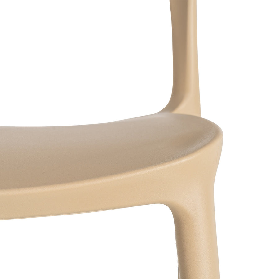 SILLA APILABLE CAQUI PP CONTRACT 58 X 41 X 82 CM