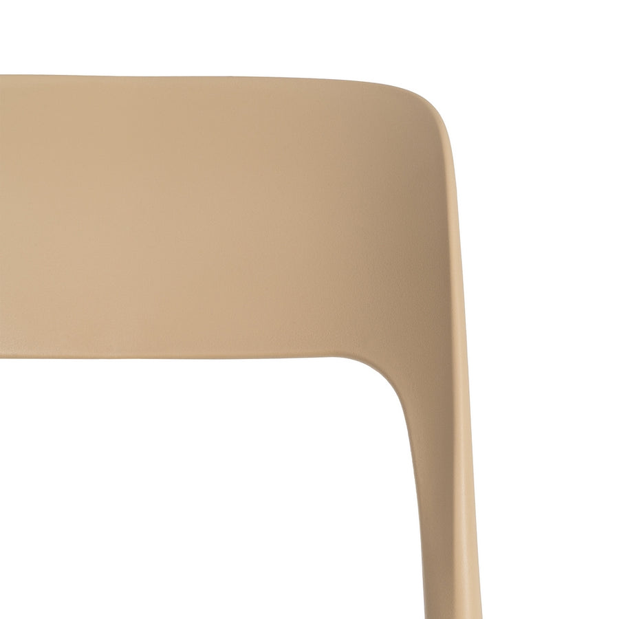 SILLA APILABLE CAQUI PP CONTRACT 58 X 41 X 82 CM