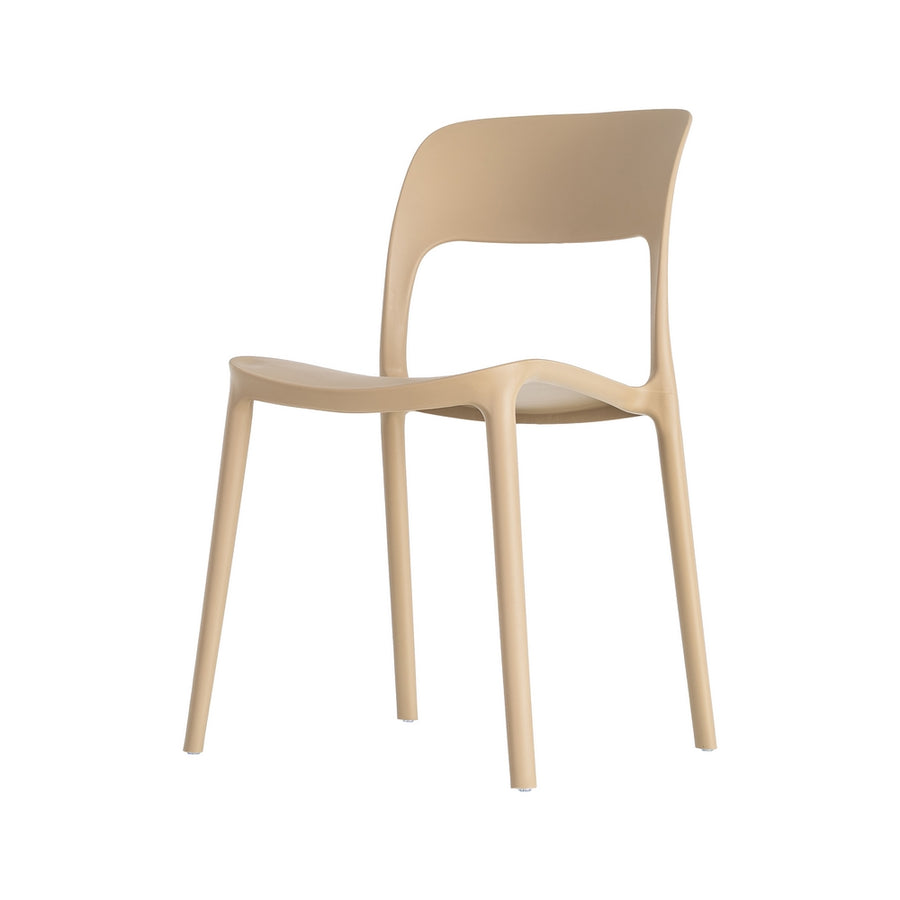 SILLA APILABLE CAQUI PP CONTRACT 58 X 41 X 82 CM
