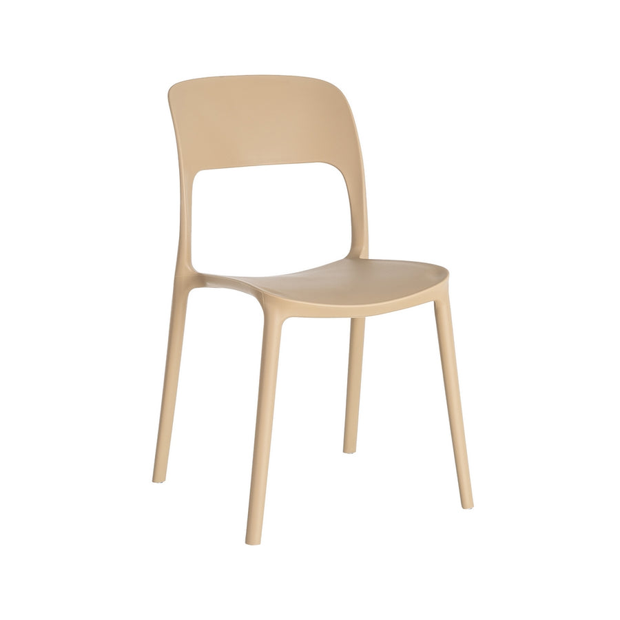 SILLA APILABLE CAQUI PP CONTRACT 58 X 41 X 82 CM