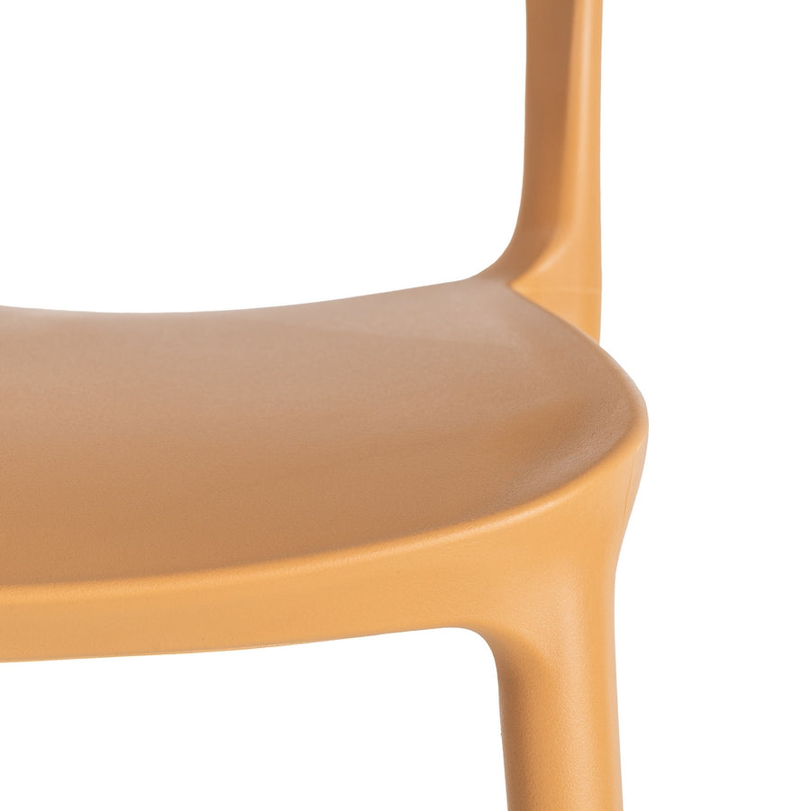 SILLA APILABLE OCRE PP CONTRACT 58 X 41 X 82 CM