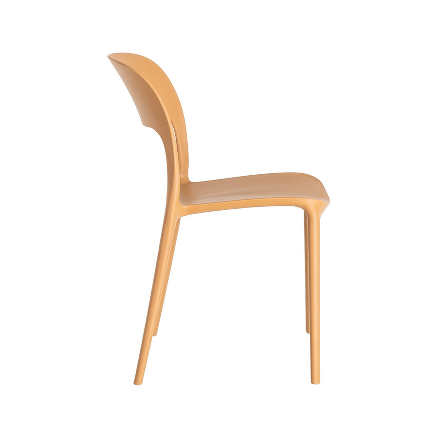 SILLA APILABLE OCRE PP CONTRACT 58 X 41 X 82 CM