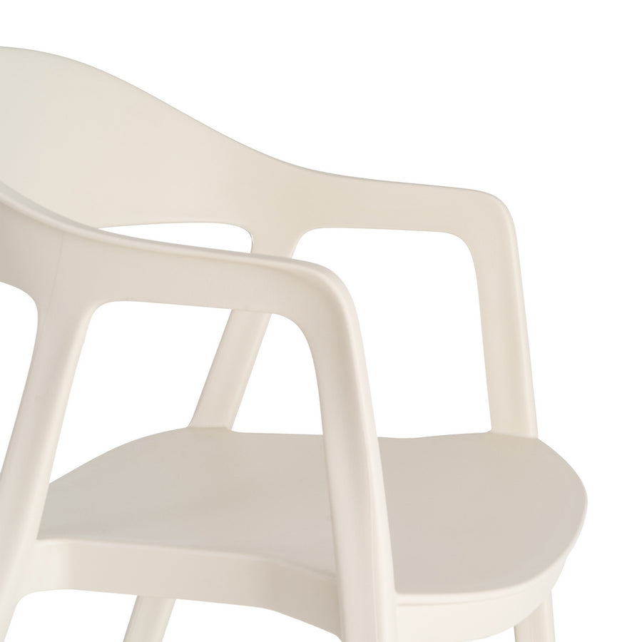 STACKABLE CREAM PP CONTRACT CHAIR 52 X 52 X 80 CM