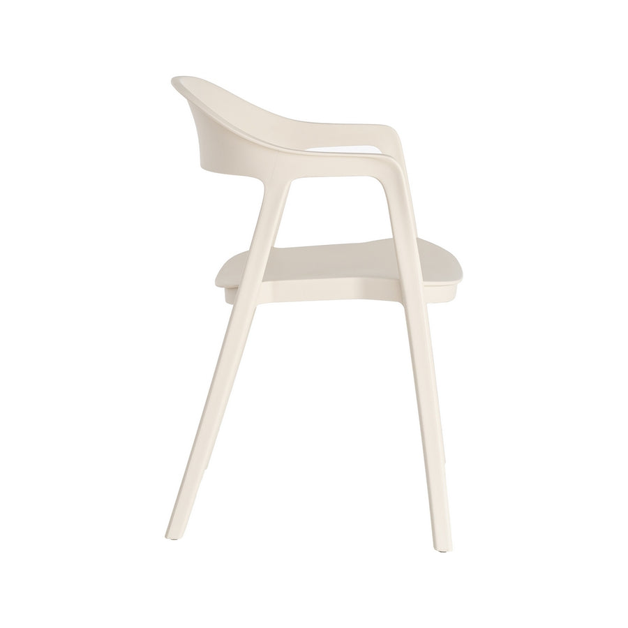 STACKABLE CREAM PP CONTRACT CHAIR 52 X 52 X 80 CM