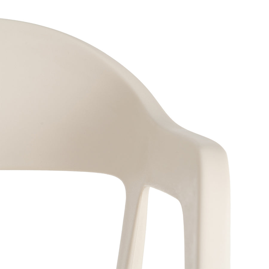 STACKABLE CREAM PP CONTRACT CHAIR 52 X 52 X 80 CM