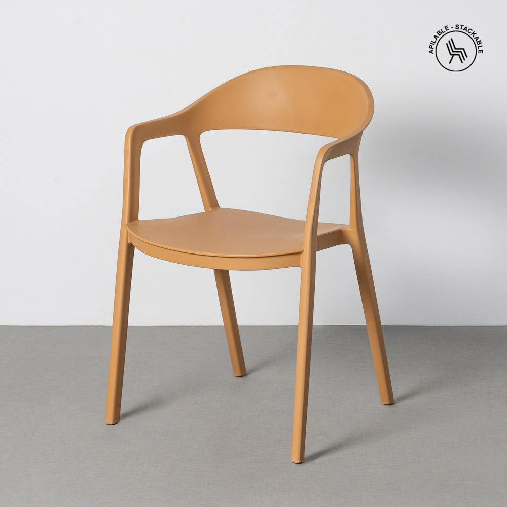 SILLA APILABLE OCRE PP CONTRACT 52 X 52 X 80 CM