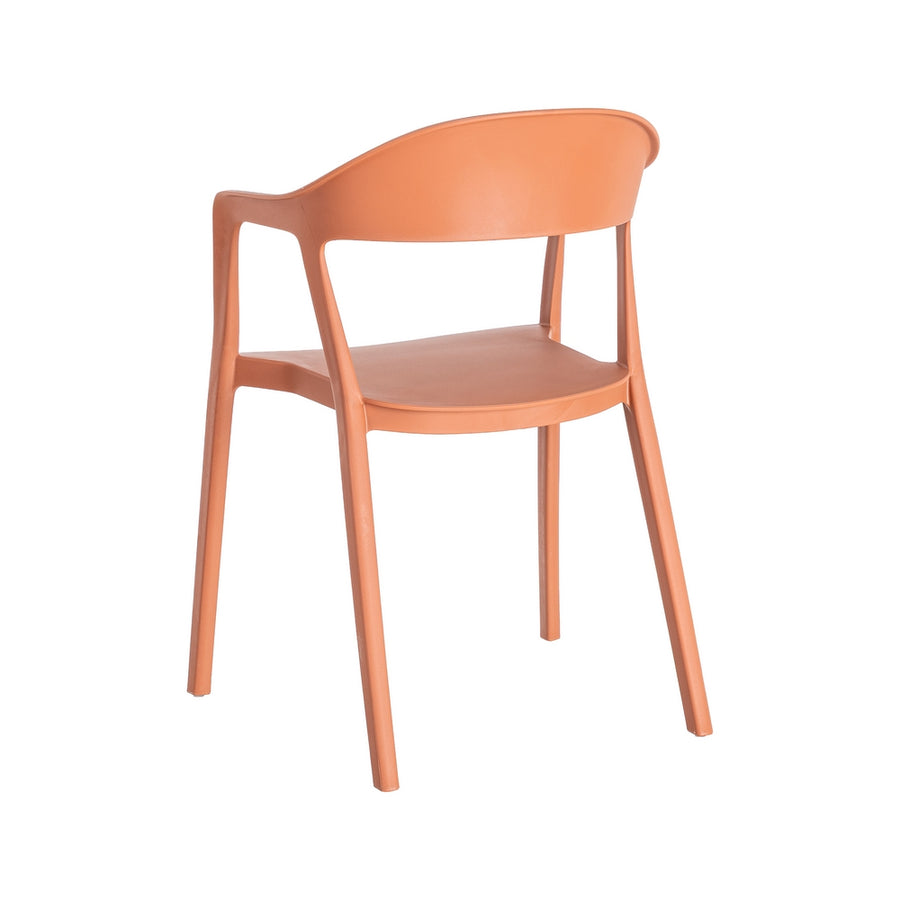 STACKABLE CHAIR TERRACOTTA PP CONTRACT 52 X 52 X 80 CM
