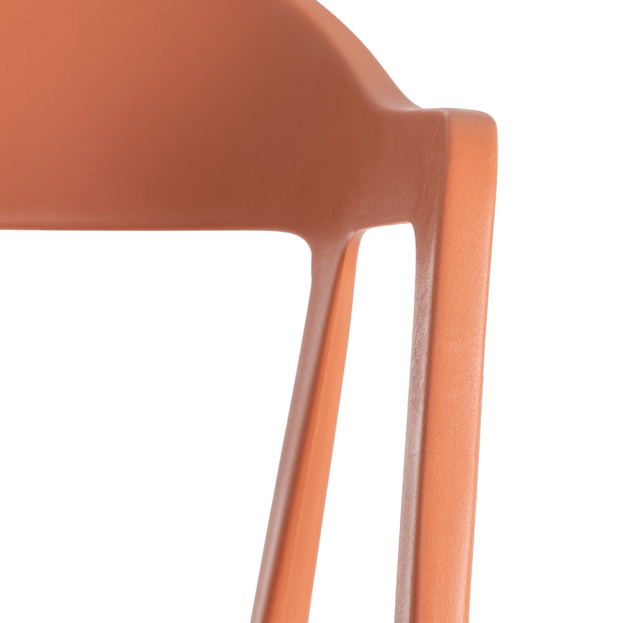 STACKABLE CHAIR TERRACOTTA PP CONTRACT 52 X 52 X 80 CM