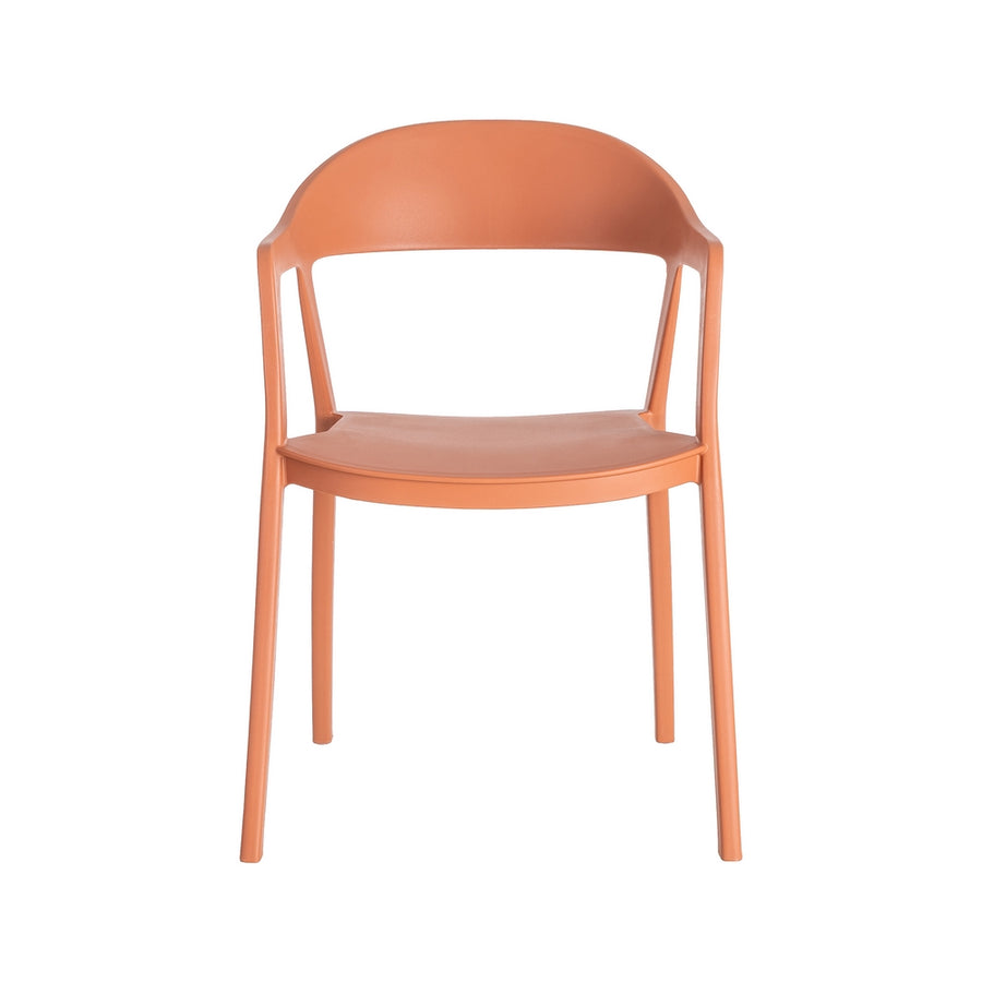 STACKABLE CHAIR TERRACOTTA PP CONTRACT 52 X 52 X 80 CM