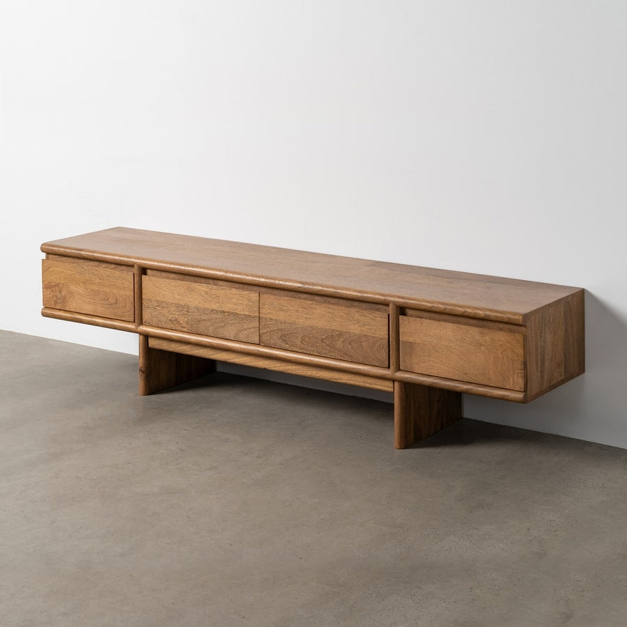 MANGO WOOD TV CABINET LIVING ROOM 180 X 40 X 45 CM