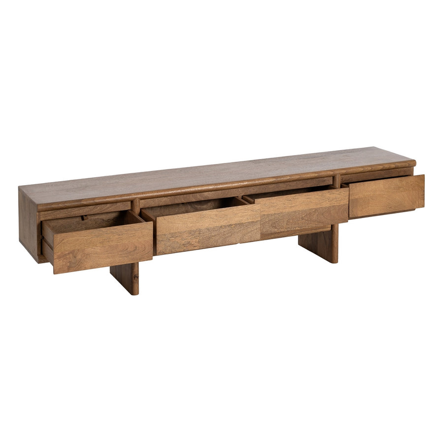 MANGO WOOD TV CABINET LIVING ROOM 180 X 40 X 45 CM